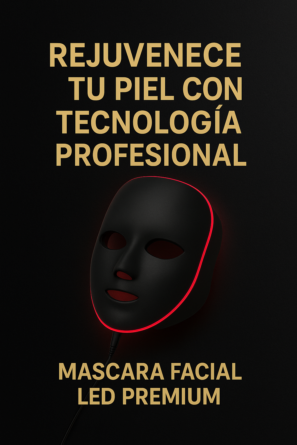Máscara Facial LED Premium — Rejuvenece tu Piel con Tecnología Profesional
